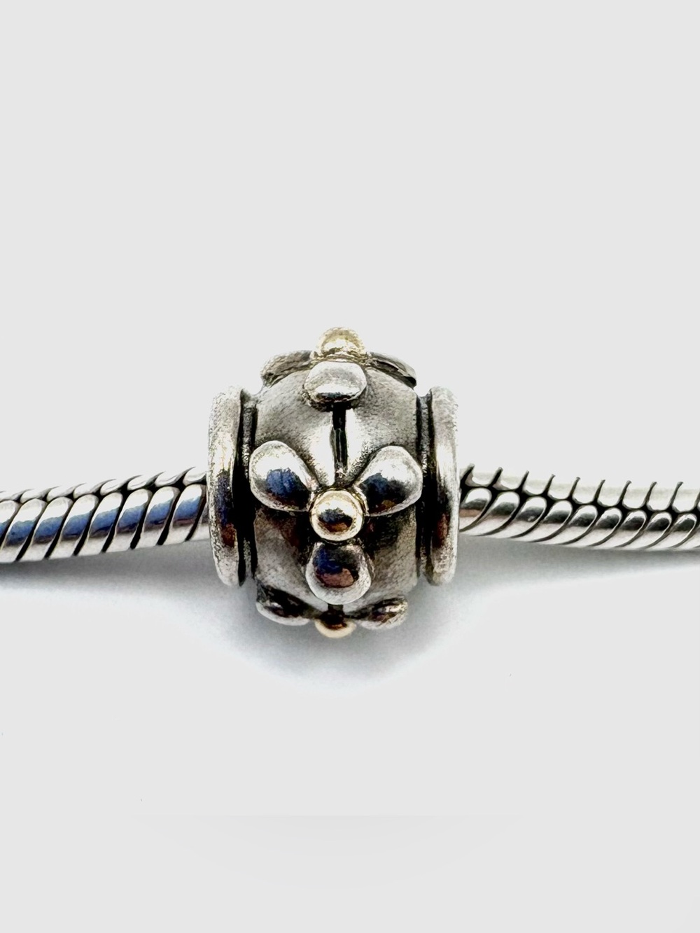 Pandora Tivoli Sterling Silver & 14k Charm
